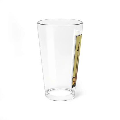 The 3 of Wands (Tarot Card) Pint Glass 16oz - Go Mug Yourself