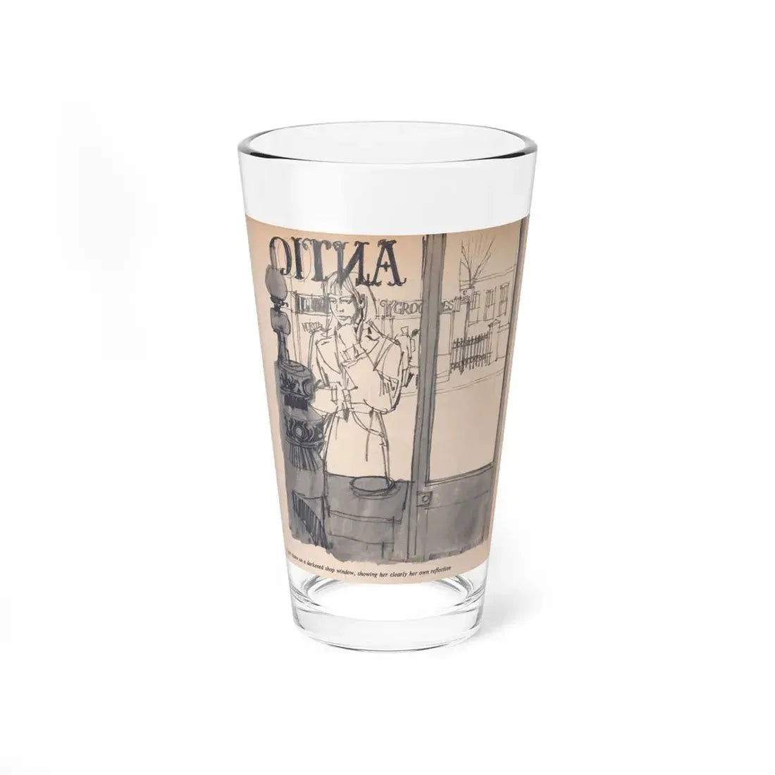 The 30th Birthday of Clara Hawkins, Homes and Gardens, 1965 (Magazine Illustration) Pint Glass 16oz 16oz - Go Mug Yourself