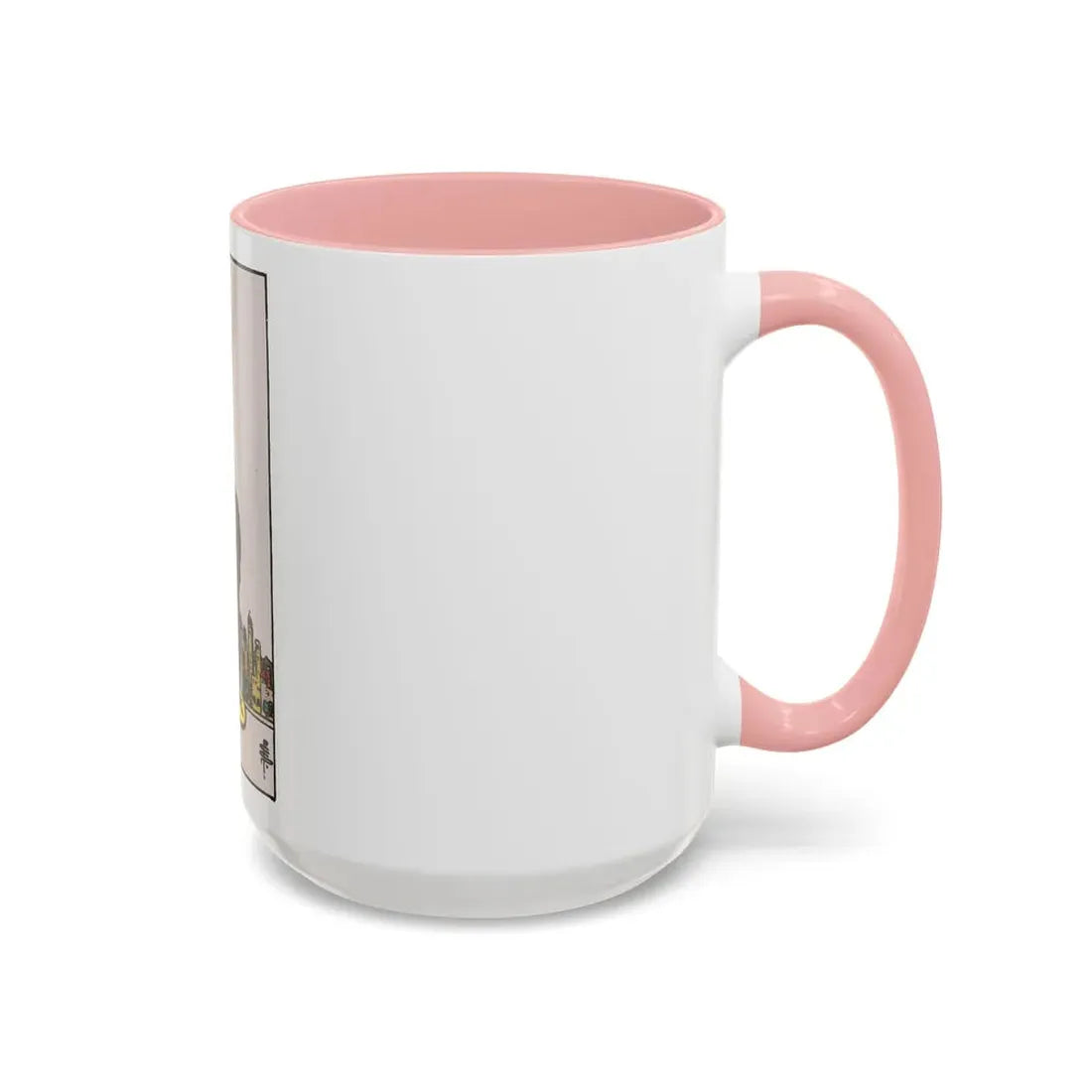 The 4 of Pentacles (Tarot Card) Accent Coffee Mug - Go Mug Yourself