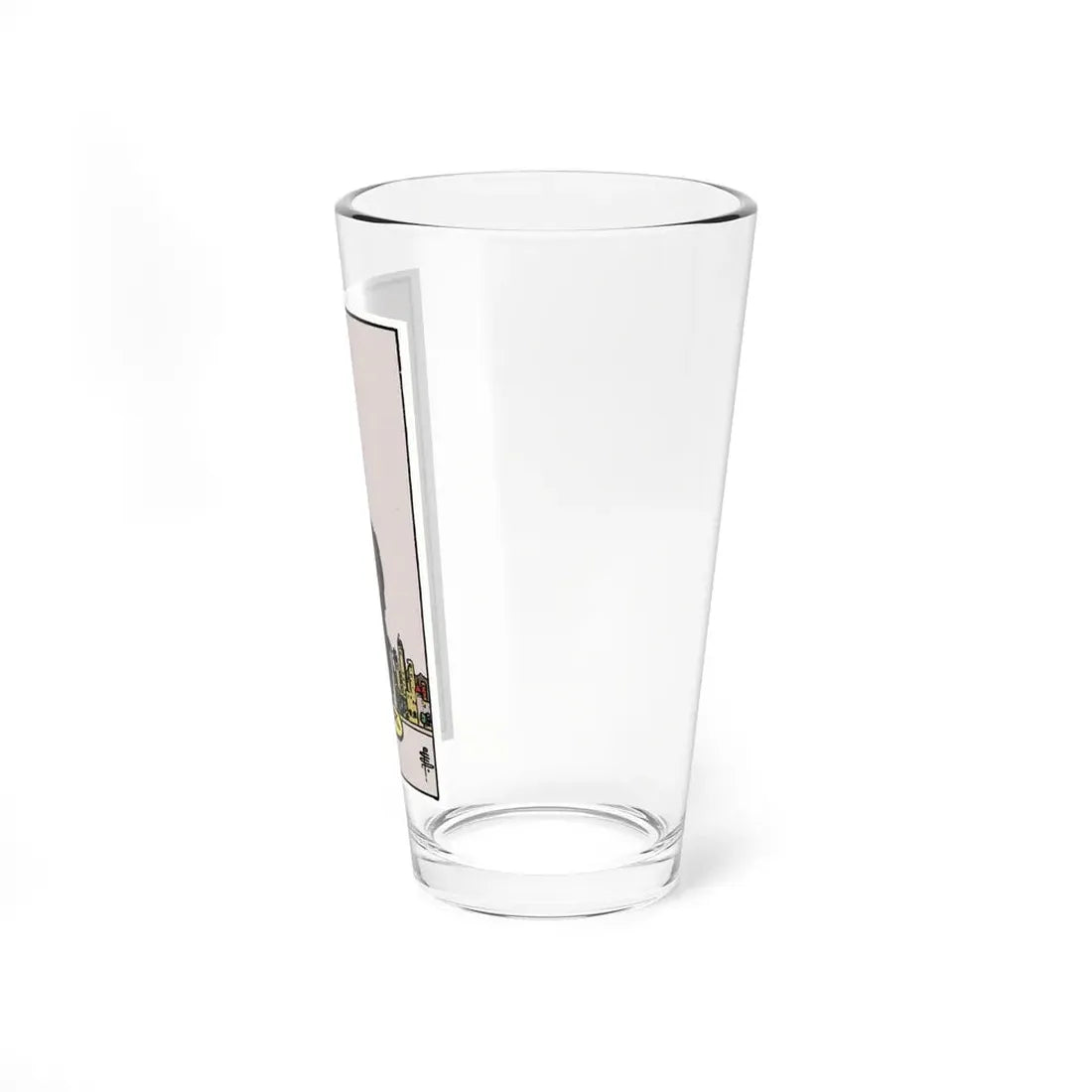 The 4 of Pentacles (Tarot Card) Pint Glass 16oz - Go Mug Yourself