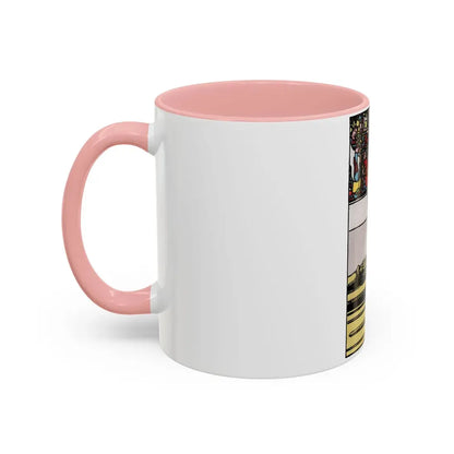 The 4 of Swords (Tarot Card) Accent Coffee Mug - Go Mug Yourself