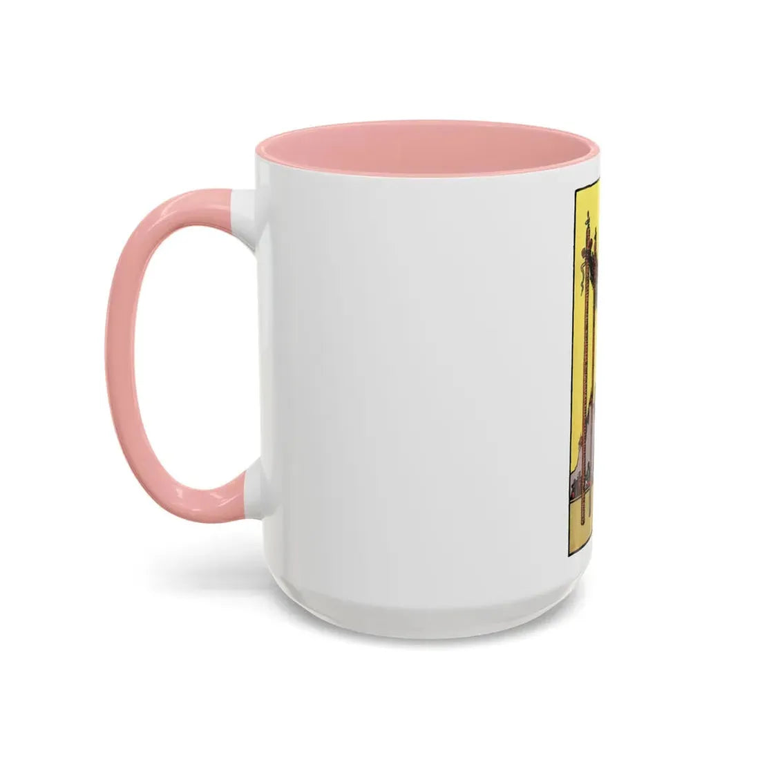 The 4 of Wands (Tarot Card) Accent Coffee Mug - Go Mug Yourself