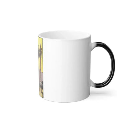 The 4 of Wands (Tarot Card) Color Changing Mug 11oz - Go Mug Yourself
