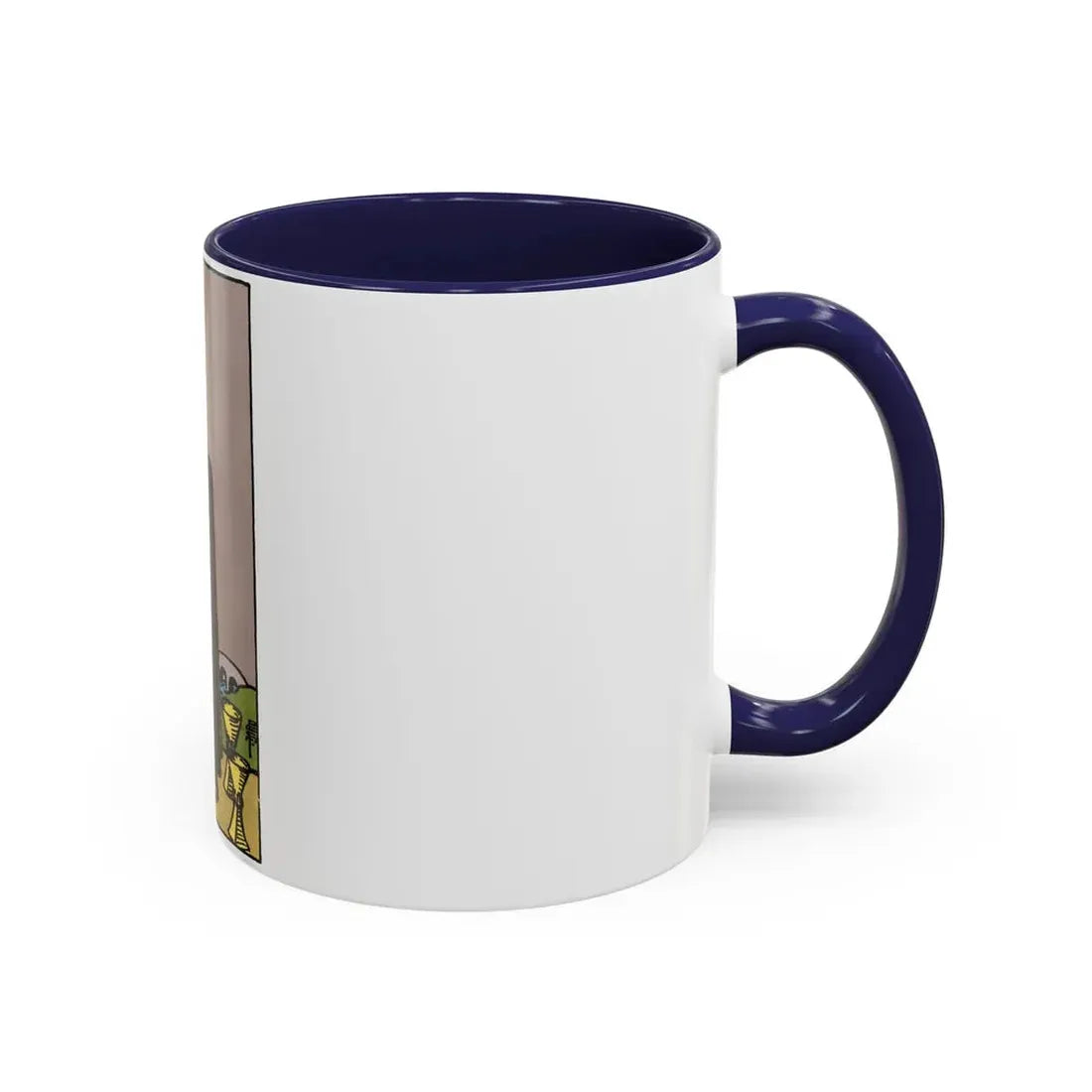 The 5 of Cups (Tarot Card) Accent Coffee Mug - Go Mug Yourself