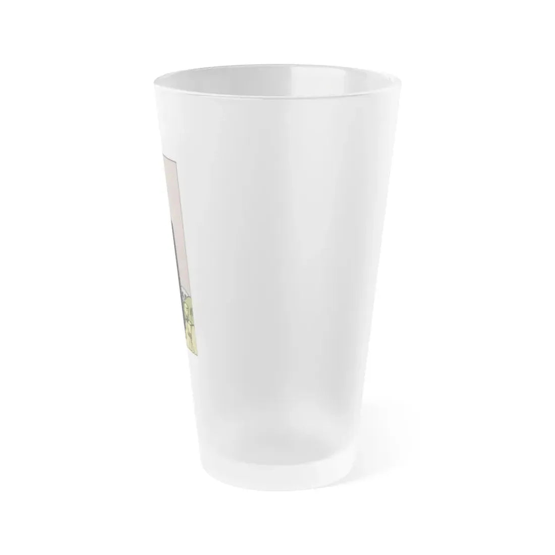 The 5 of Cups (Tarot Card) Frosted Pint Glass 16oz - Go Mug Yourself