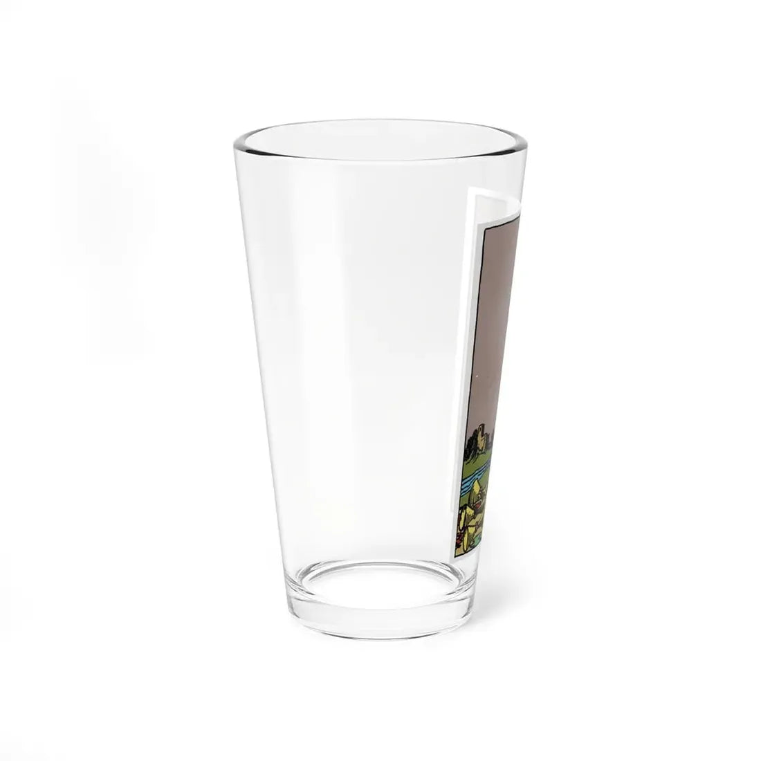 The 5 of Cups (Tarot Card) Pint Glass 16oz - Go Mug Yourself
