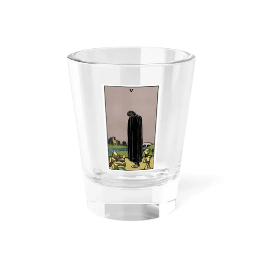 The 5 of Cups (Tarot Card) Shot Glass 1.5oz 1.5oz - Go Mug Yourself