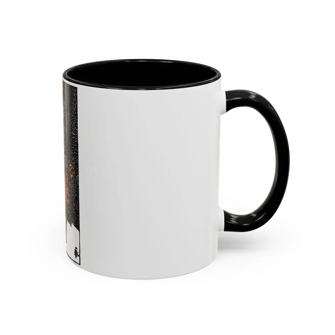The 5 of Pentacles (Tarot Card) Accent Coffee Mug - Go Mug Yourself