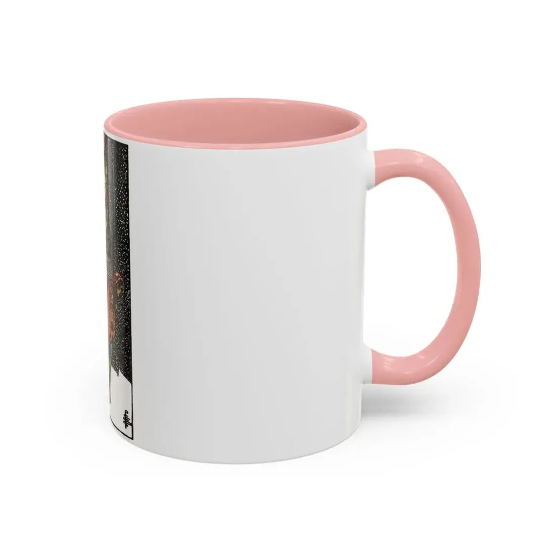 The 5 of Pentacles (Tarot Card) Accent Coffee Mug - Go Mug Yourself