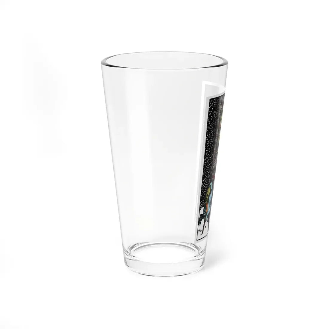 The 5 of Pentacles (Tarot Card) Pint Glass 16oz - Go Mug Yourself