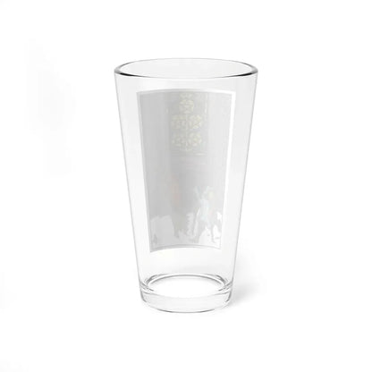 The 5 of Pentacles (Tarot Card) Pint Glass 16oz - Go Mug Yourself