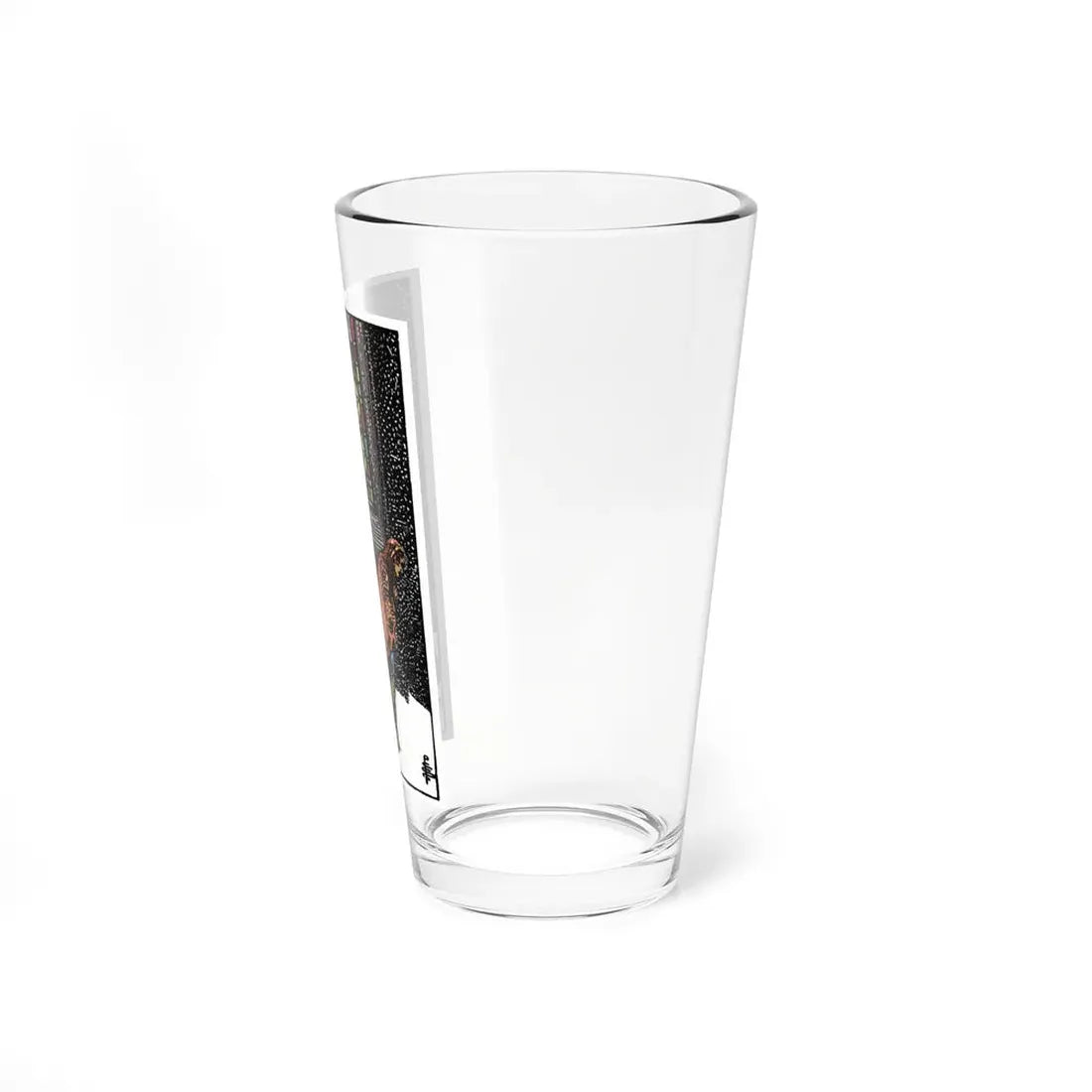 The 5 of Pentacles (Tarot Card) Pint Glass 16oz - Go Mug Yourself