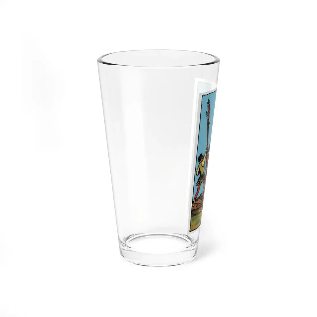 The 5 of Wands (Tarot Card) Pint Glass 16oz - Go Mug Yourself