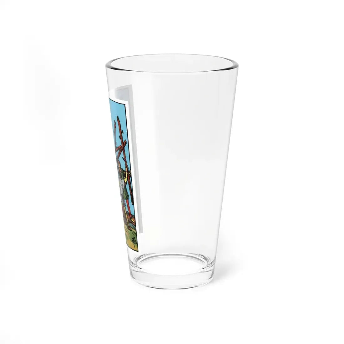 The 5 of Wands (Tarot Card) Pint Glass 16oz - Go Mug Yourself