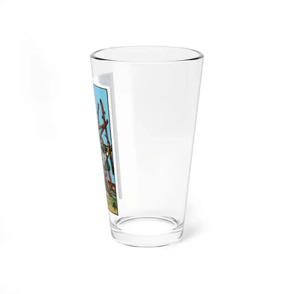 The 5 of Wands (Tarot Card) Pint Glass 16oz - Go Mug Yourself