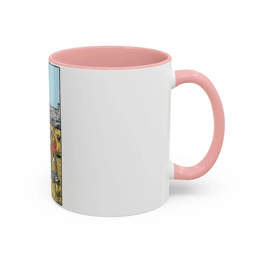 The 6 of Cups (Tarot Card) Accent Coffee Mug - Go Mug Yourself
