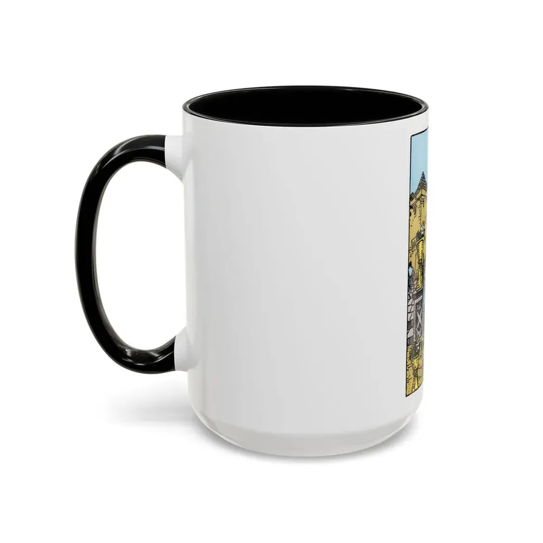 The 6 of Cups (Tarot Card) Accent Coffee Mug - Go Mug Yourself