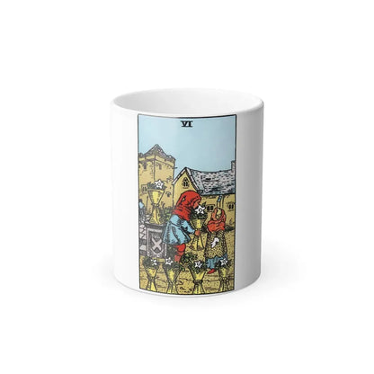 The 6 of Cups (Tarot Card) Color Changing Mug 11oz - Go Mug Yourself
