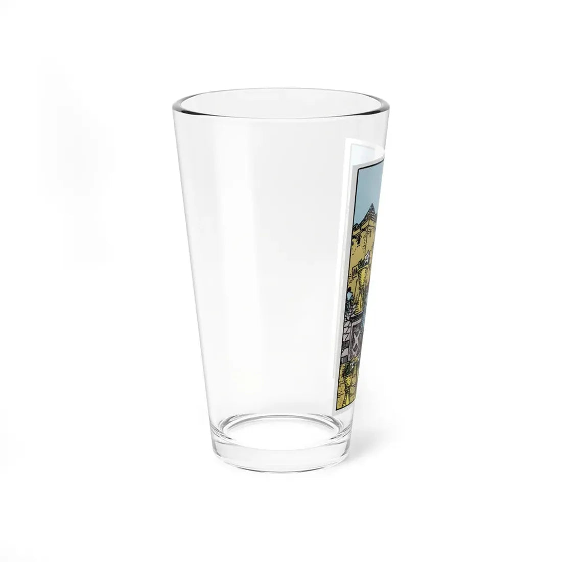 The 6 of Cups (Tarot Card) Pint Glass 16oz - Go Mug Yourself