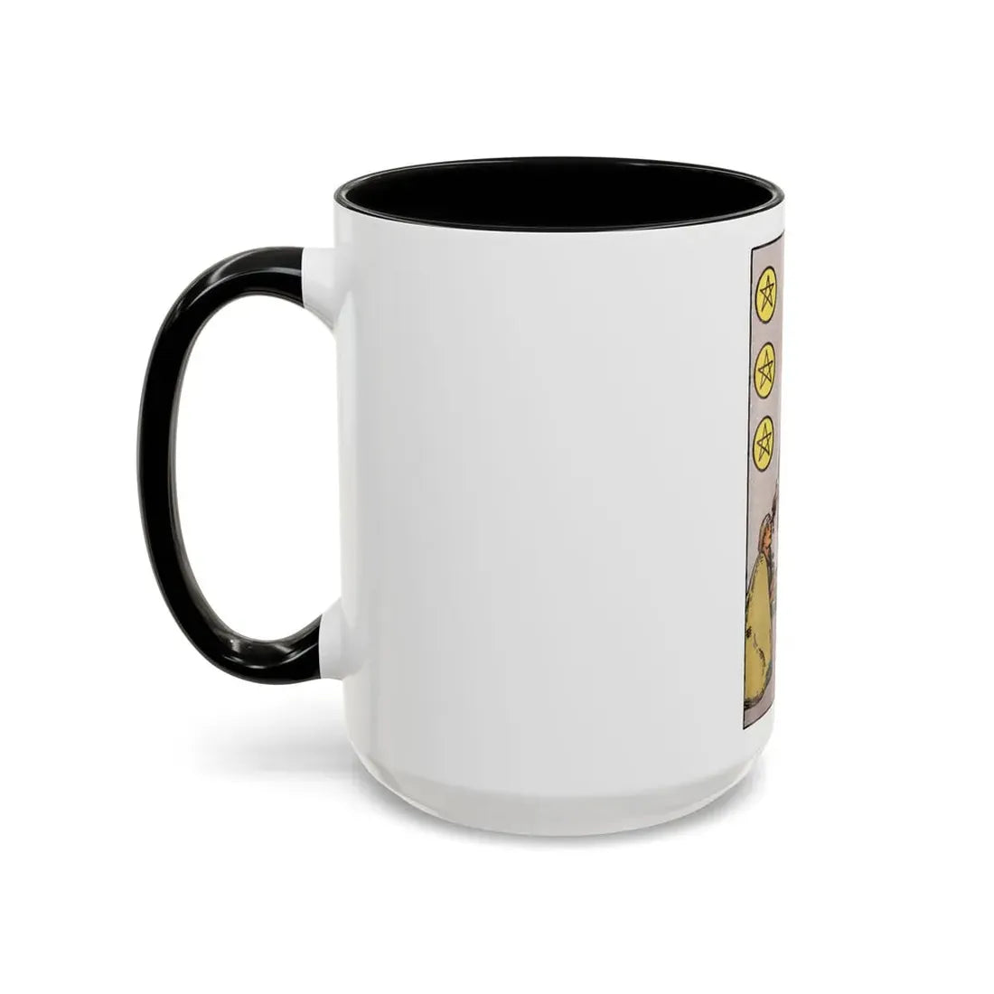 The 6 of Pentacles (Tarot Card) Accent Coffee Mug - Go Mug Yourself