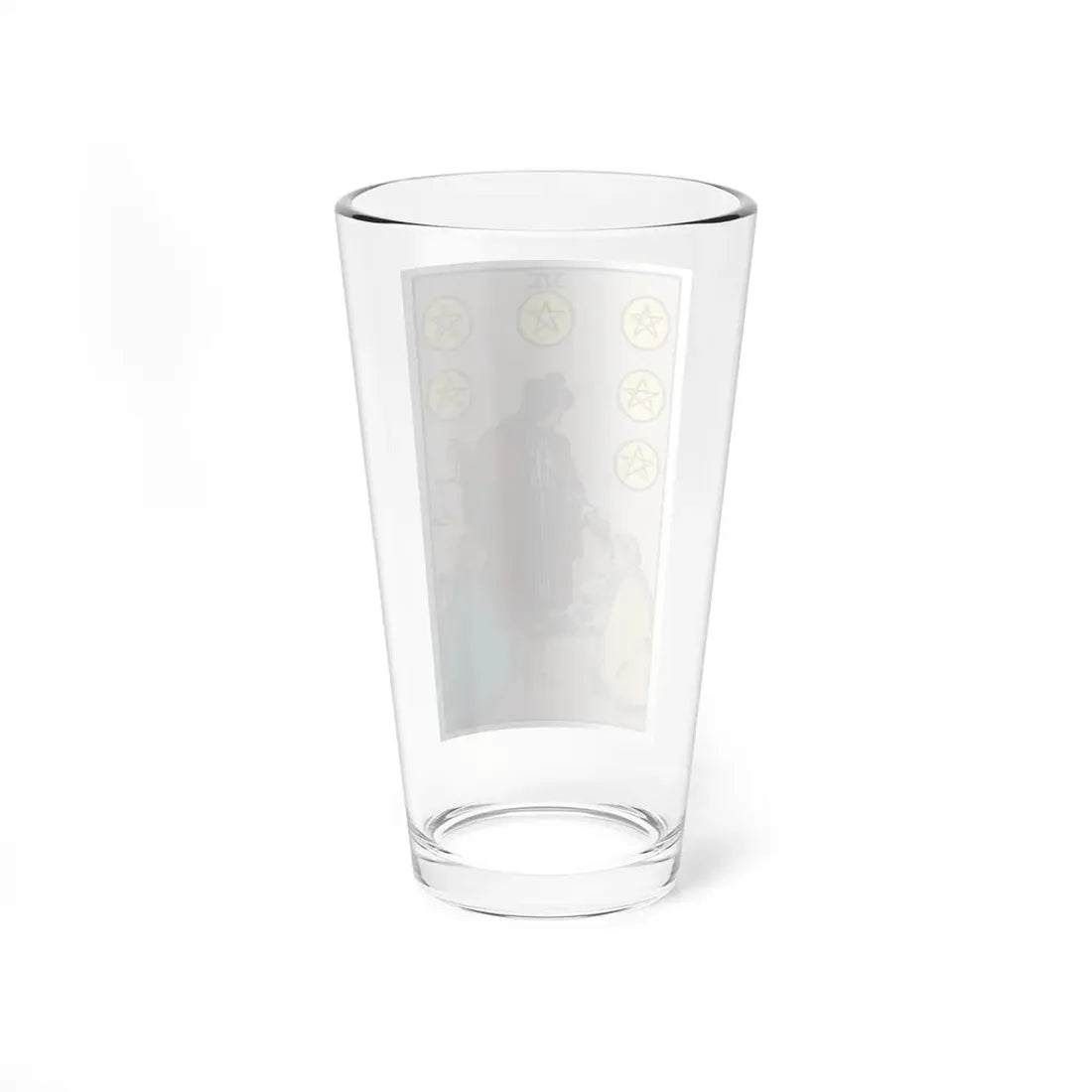 The 6 of Pentacles (Tarot Card) Pint Glass 16oz - Go Mug Yourself
