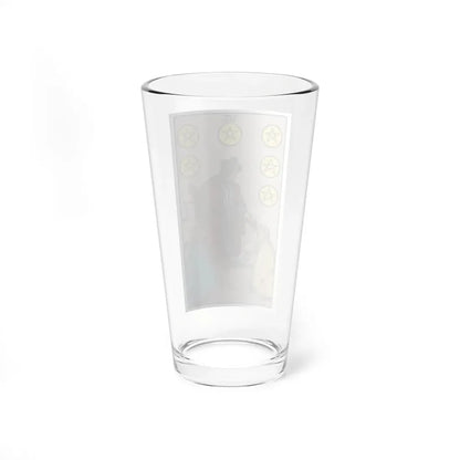 The 6 of Pentacles (Tarot Card) Pint Glass 16oz - Go Mug Yourself