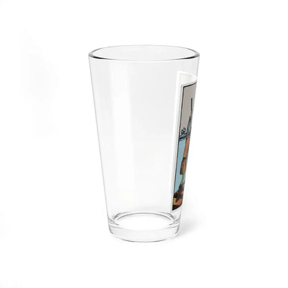 The 6 of Swords (Tarot Card) Pint Glass 16oz - Go Mug Yourself
