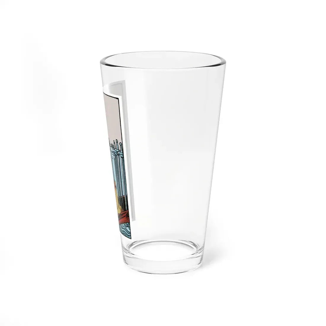 The 6 of Swords (Tarot Card) Pint Glass 16oz - Go Mug Yourself