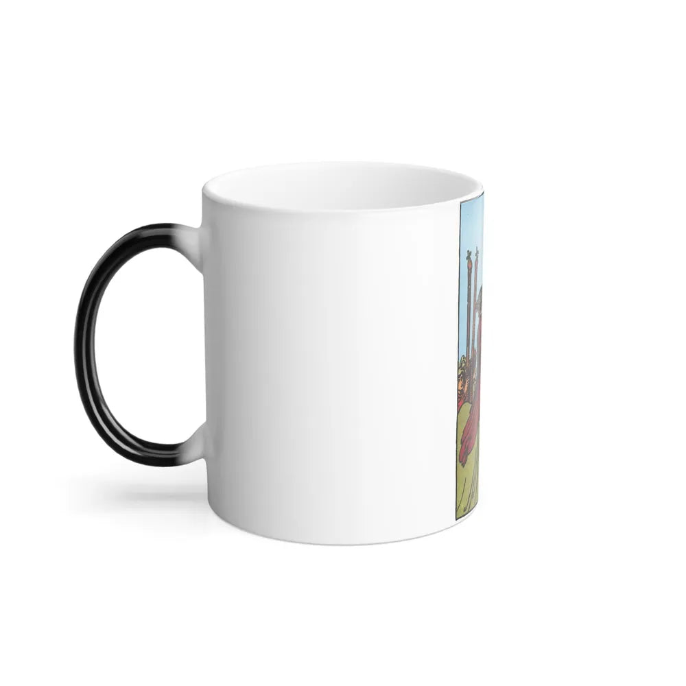 The 6 of Wands (Tarot Card) Color Changing Mug 11oz-Go Mug Yourself