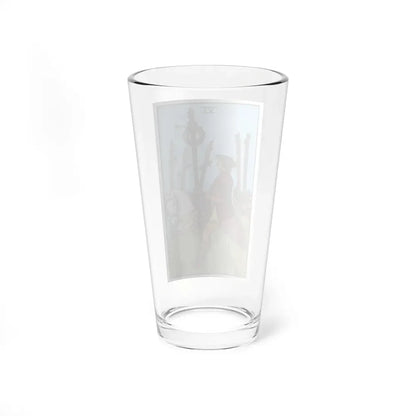The 6 of Wands (Tarot Card) Pint Glass 16oz - Go Mug Yourself