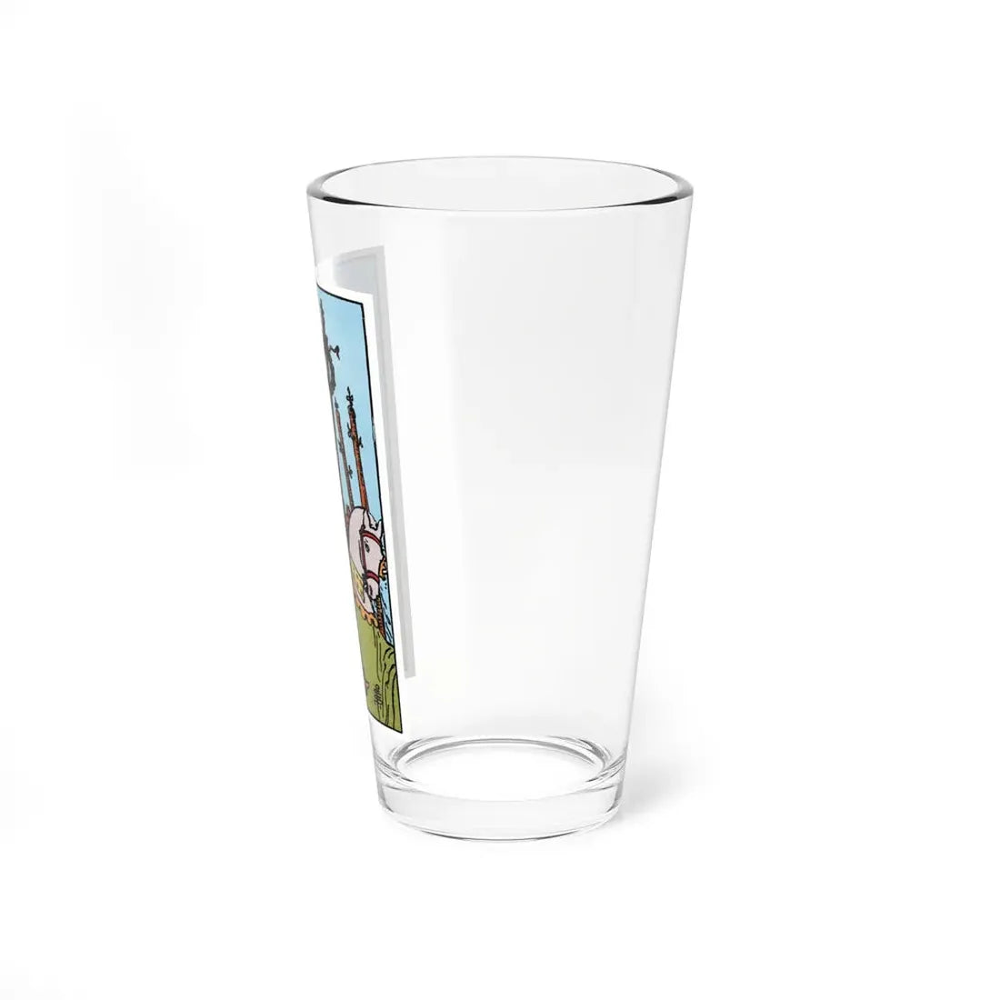 The 6 of Wands (Tarot Card) Pint Glass 16oz - Go Mug Yourself