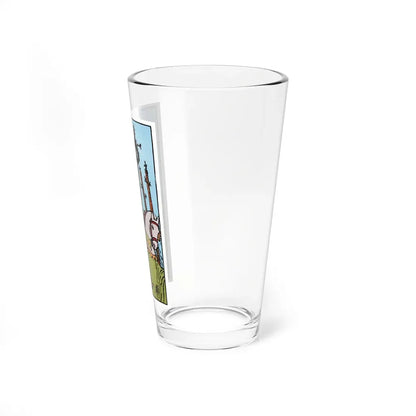 The 6 of Wands (Tarot Card) Pint Glass 16oz - Go Mug Yourself