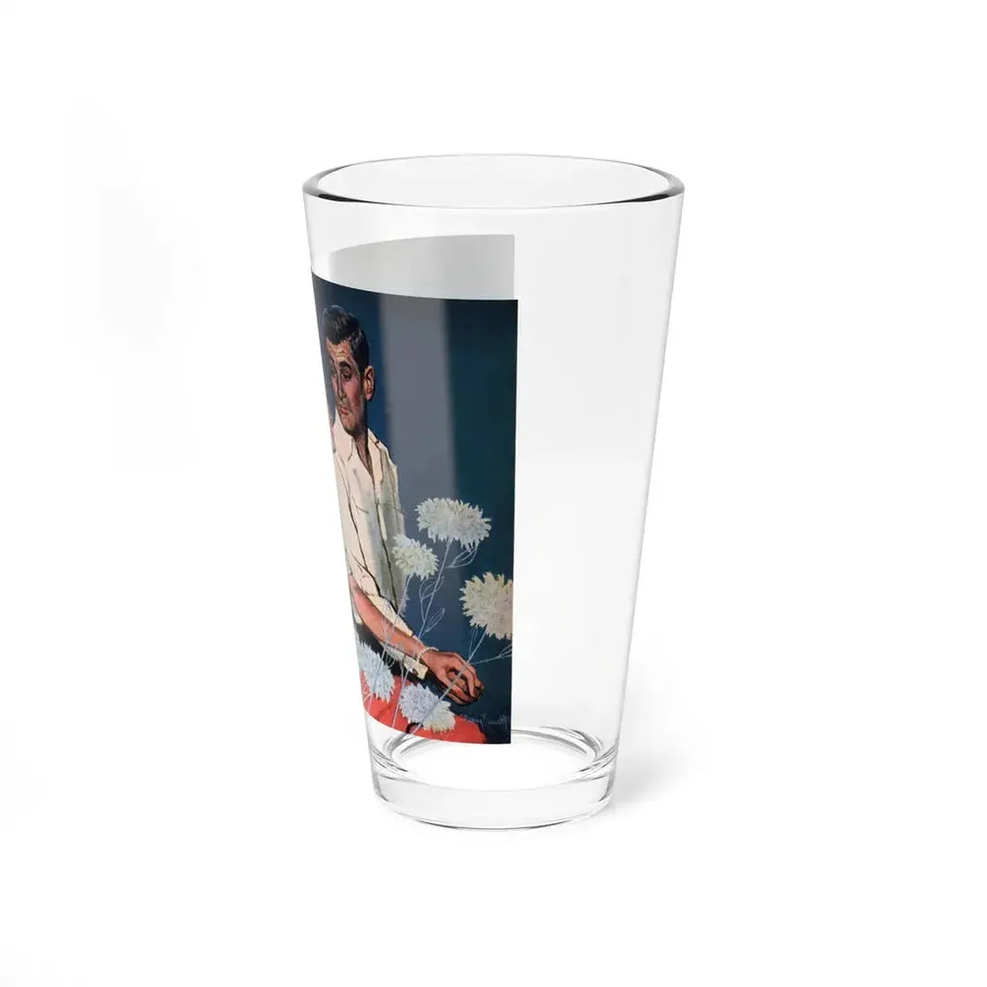 The 64-Cent Question, Redbook, April 1957 (Magazine Illustration) Pint Glass 16oz - Go Mug Yourself