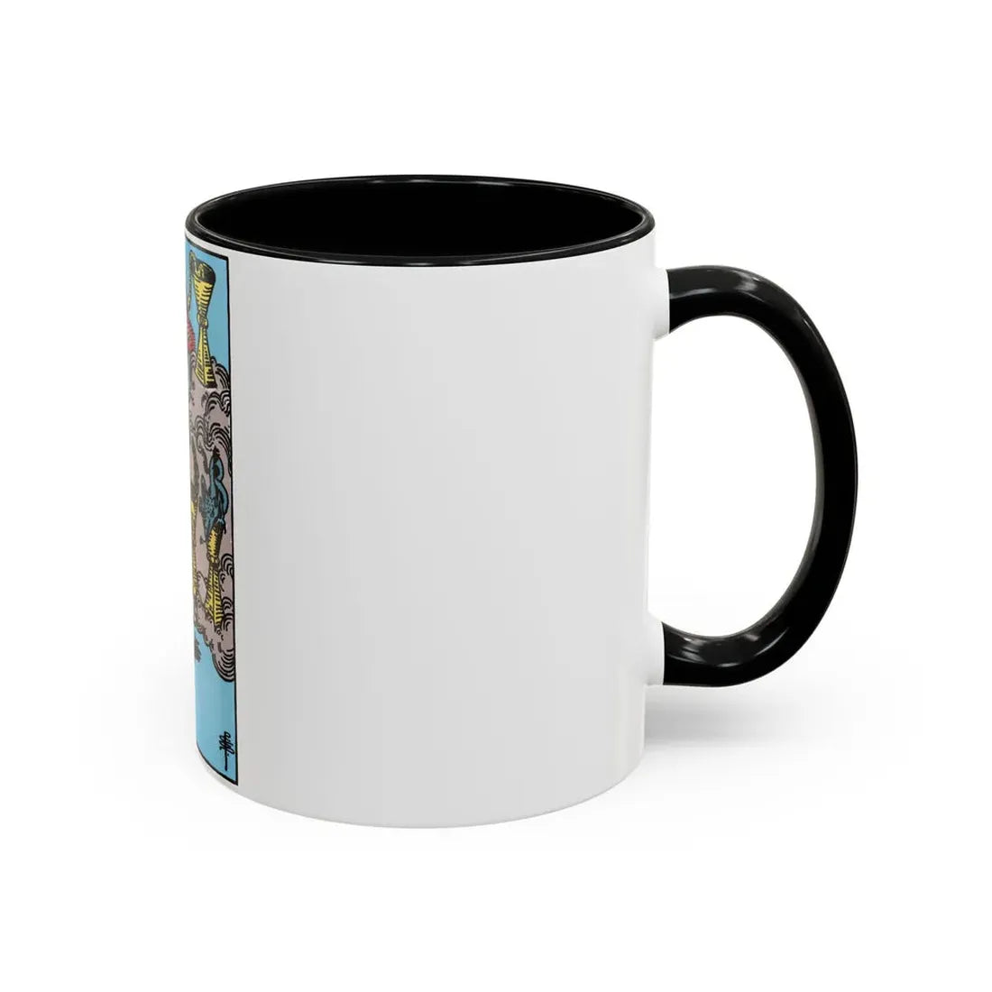 The 7 of Cups (Tarot Card) Accent Coffee Mug - Go Mug Yourself