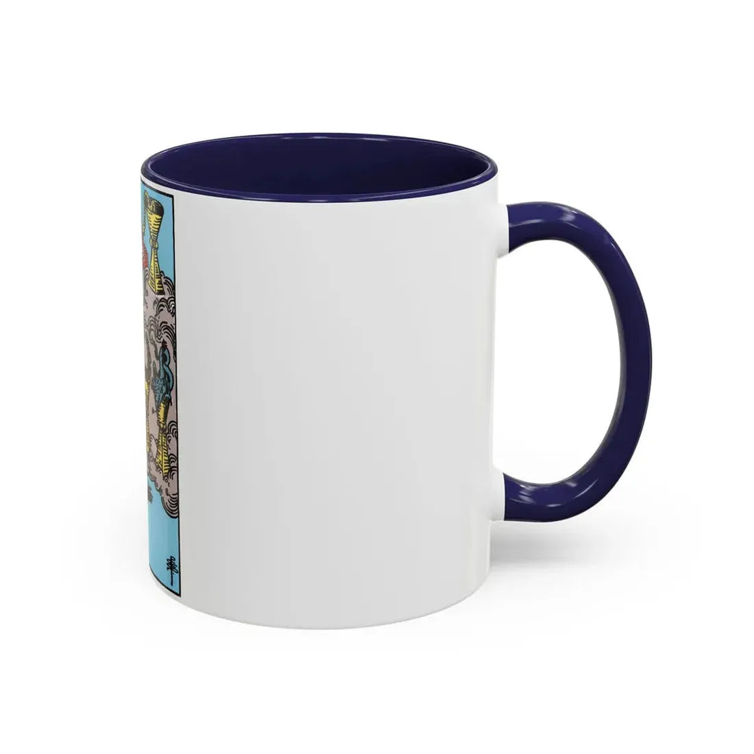 The 7 of Cups (Tarot Card) Accent Coffee Mug - Go Mug Yourself