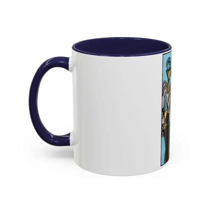 The 7 of Cups (Tarot Card) Accent Coffee Mug - Go Mug Yourself