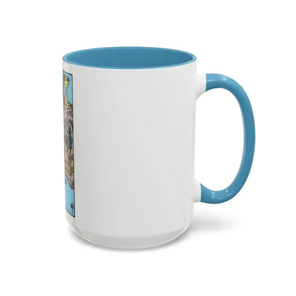 The 7 of Cups (Tarot Card) Accent Coffee Mug - Go Mug Yourself