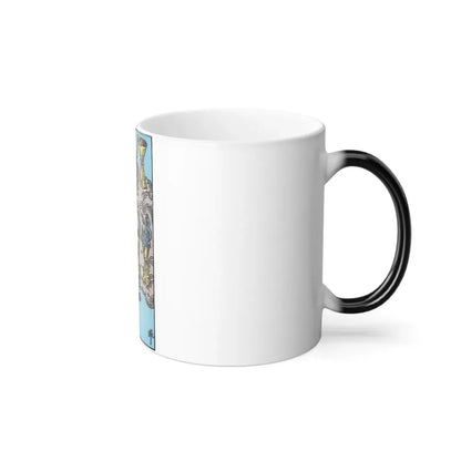 The 7 of Cups (Tarot Card) Color Changing Mug 11oz - Go Mug Yourself