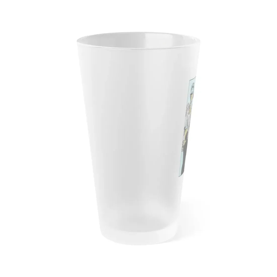 The 7 of Cups (Tarot Card) Frosted Pint Glass 16oz - Go Mug Yourself