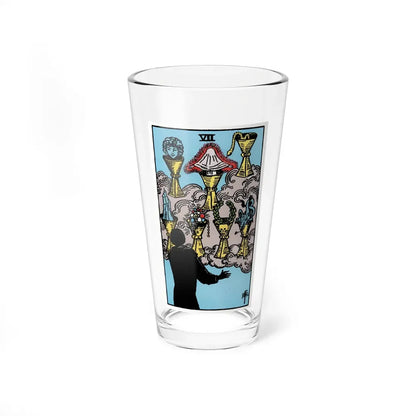 The 7 of Cups (Tarot Card) Pint Glass 16oz 16oz - Go Mug Yourself
