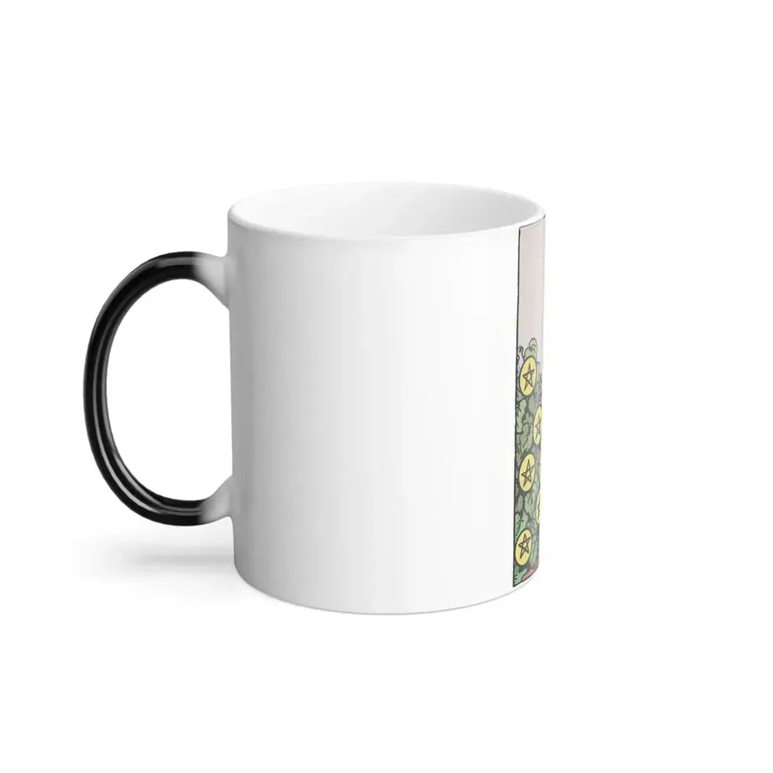 The 7 of Pentacles (Tarot Card) Color Changing Mug 11oz - Go Mug Yourself