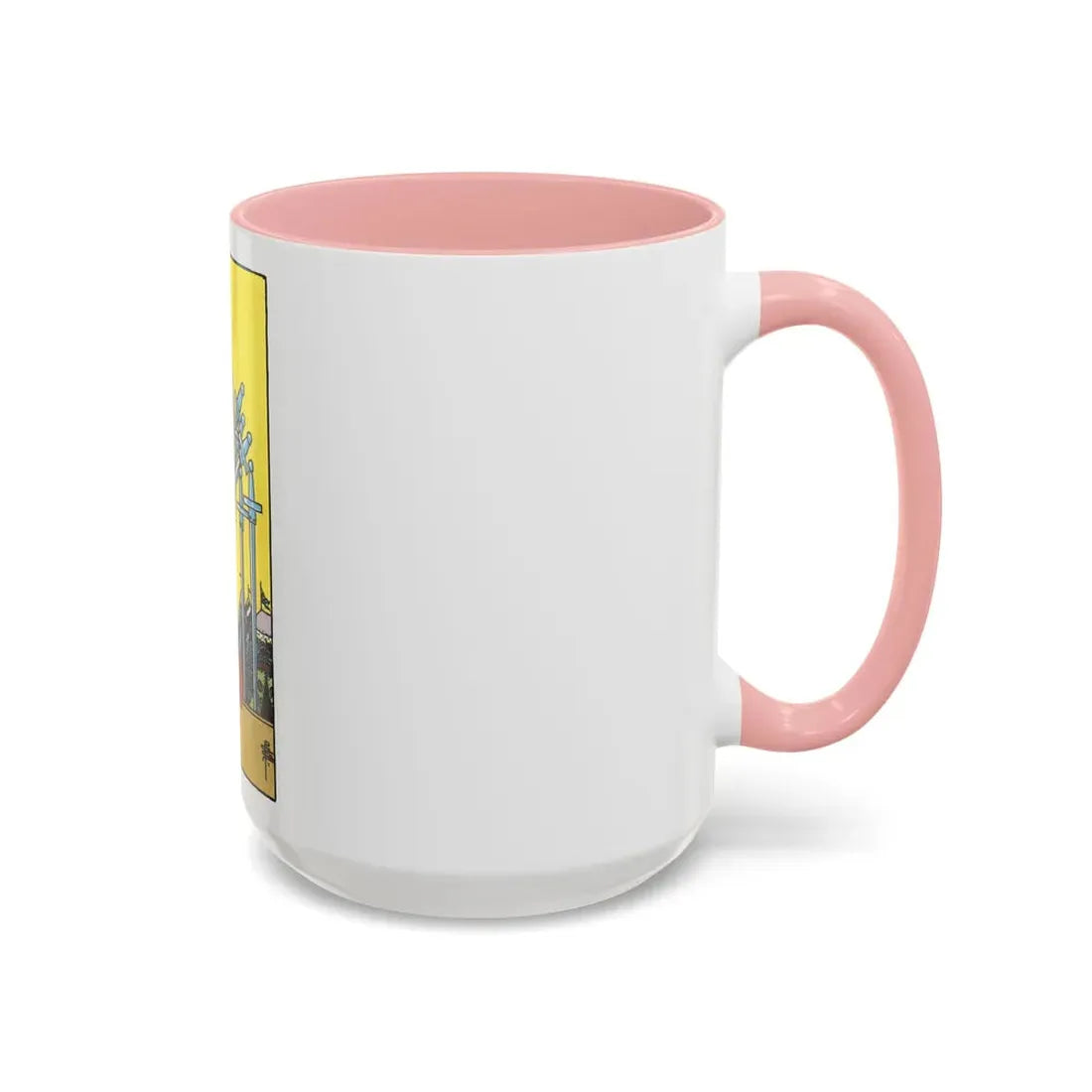The 7 of Swords (Tarot Card) Accent Coffee Mug - Go Mug Yourself