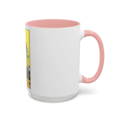 The 7 of Swords (Tarot Card) Accent Coffee Mug - Go Mug Yourself