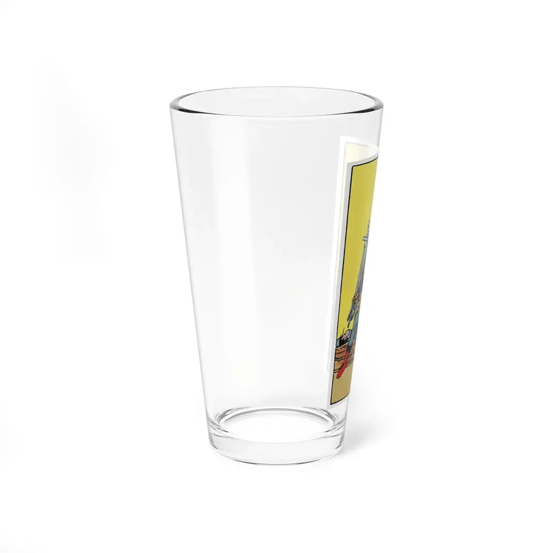 The 7 of Swords (Tarot Card) Pint Glass 16oz - Go Mug Yourself