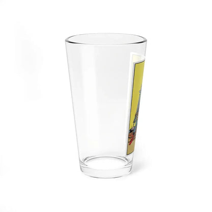 The 7 of Swords (Tarot Card) Pint Glass 16oz - Go Mug Yourself