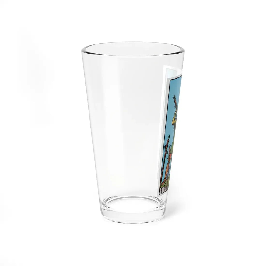 The 7 of Wands (Tarot Card) Pint Glass 16oz - Go Mug Yourself