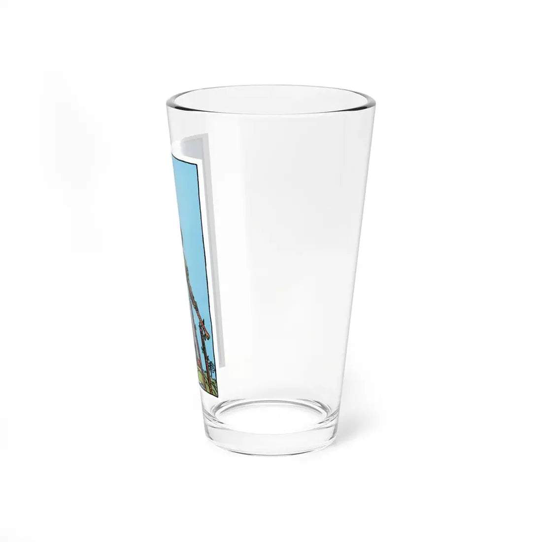 The 7 of Wands (Tarot Card) Pint Glass 16oz - Go Mug Yourself
