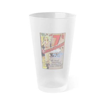 THE 7TH COMMANDMENT 1932 Movie Poster - Frosted Pint Glass 16oz-Go Mug Yourself