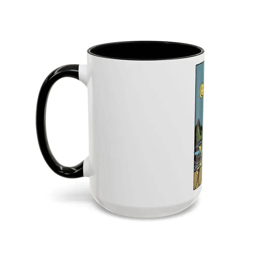 The 8 of Cups (Tarot Card) Accent Coffee Mug - Go Mug Yourself