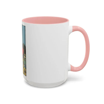 The 8 of Cups (Tarot Card) Accent Coffee Mug - Go Mug Yourself
